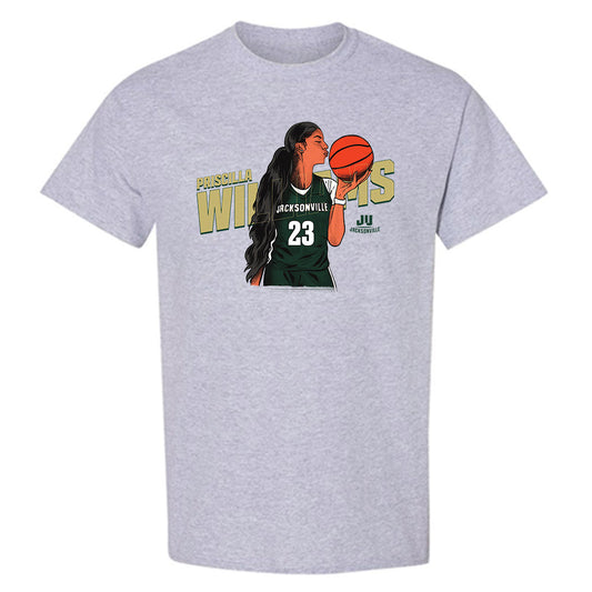 Jacksonville - NCAA Women's Basketball : Priscilla Williams - Individual Caricature T-Shirt