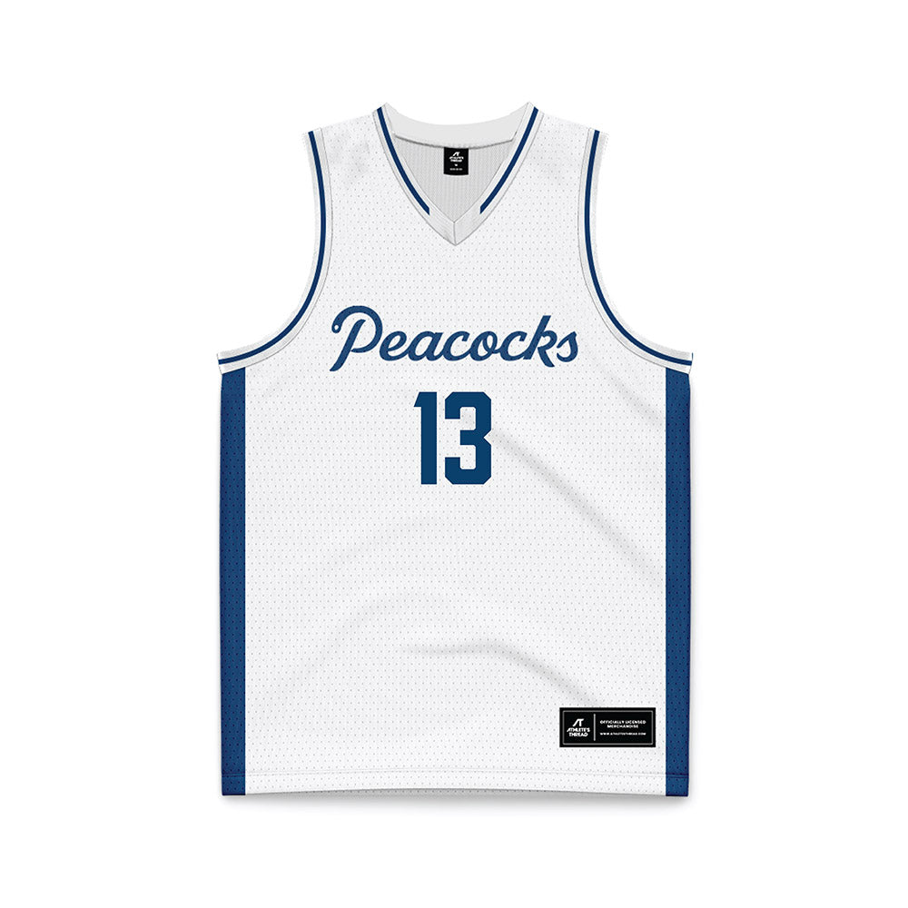 Saint Peter's - NCAA Women's Basketball : DeNaya Rippey - White Basketball Jersey-0