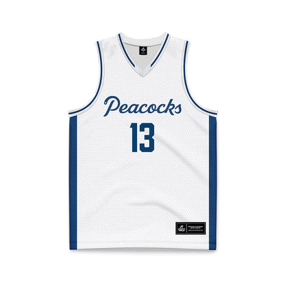 Saint Peter's - NCAA Women's Basketball : DeNaya Rippey - White Basketball Jersey-0