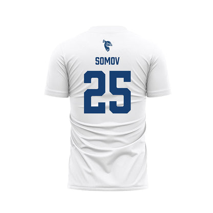Saint Peter's - NCAA Men's Soccer : Kaloyan Somov - White Soccer Jersey-1