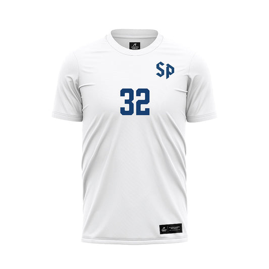 Saint Peter's - NCAA Men's Soccer : Craig Chowanec - White Soccer Jersey-0