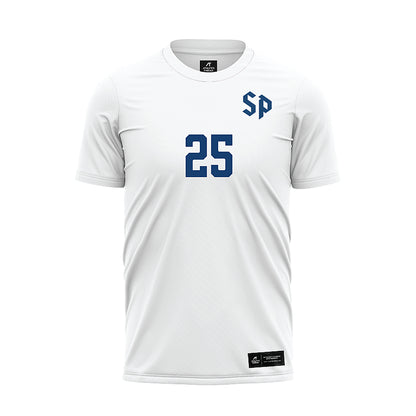 Saint Peter's - NCAA Men's Soccer : Kaloyan Somov - White Soccer Jersey-0