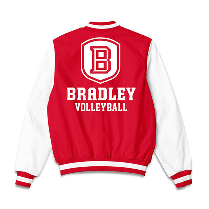 Bradley - NCAA Women's Volleyball : Anna Kiss - Bomber Jacket-1