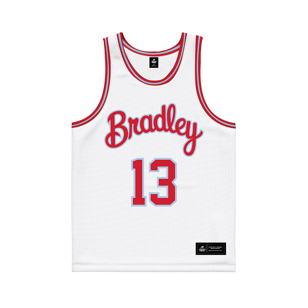 Bradley - NCAA Men's Basketball : Sam Hennessy - Basketball Jersey-0