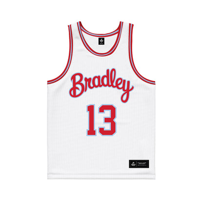 Bradley - NCAA Men's Basketball : Sam Hennessy - Basketball Jersey-0