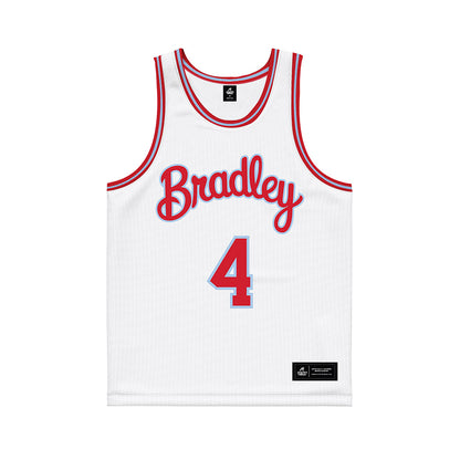 Bradley - NCAA Men's Basketball : Corey Thomas - Basketball Jersey-0