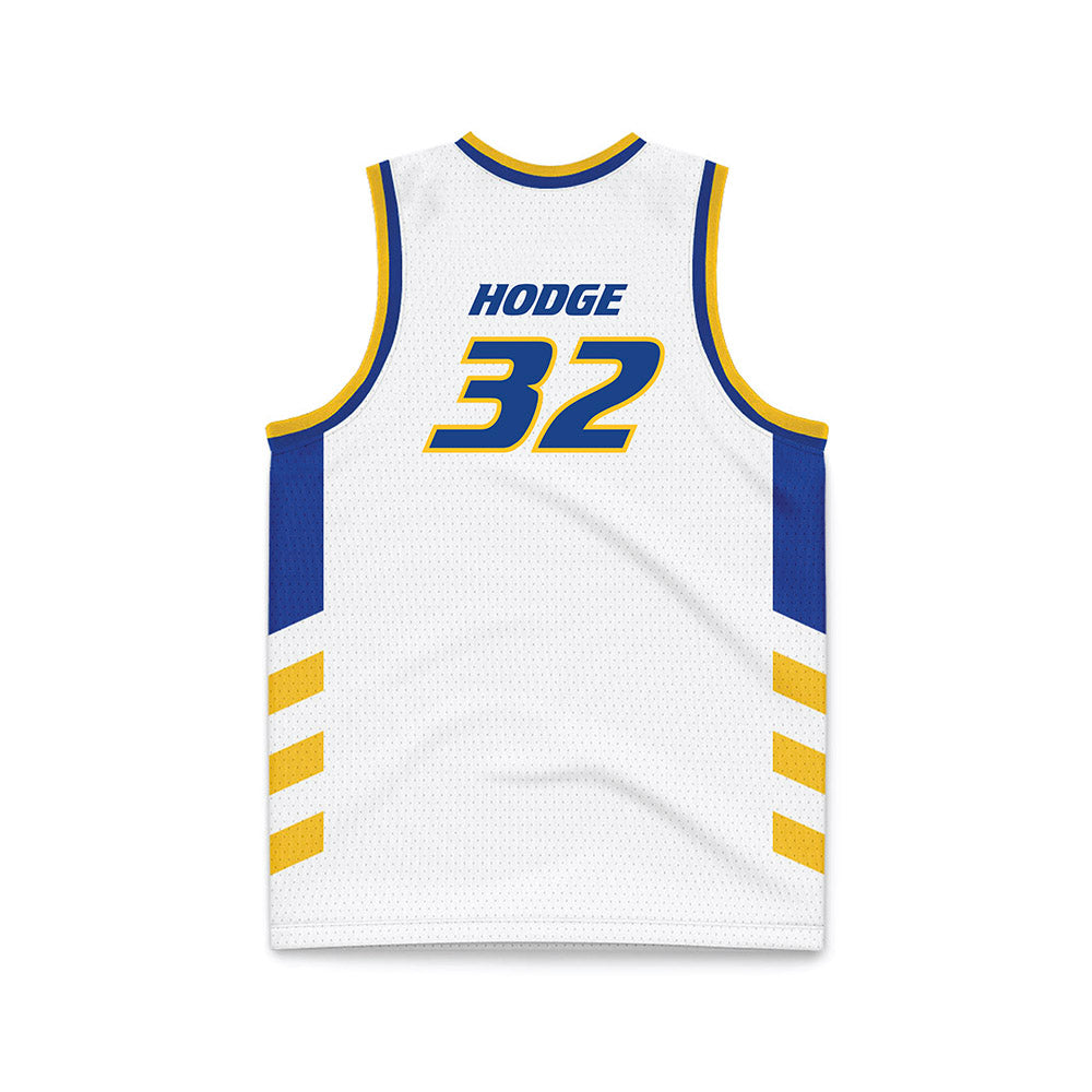 Hofstra - NCAA Women's Basketball : Michaela Hodge - White Basketball Jersey-1