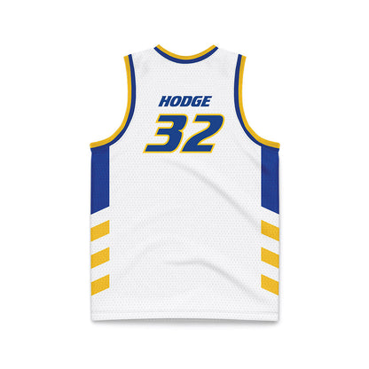 Hofstra - NCAA Women's Basketball : Michaela Hodge - White Basketball Jersey-1