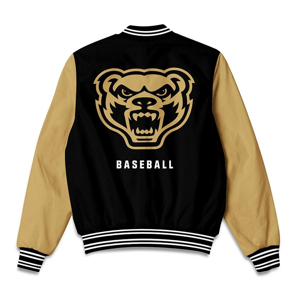 Oakland - NCAA Baseball : Stephen Ruhle - Bomber Jacket-1