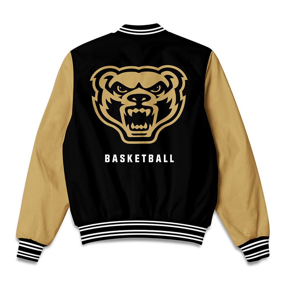 Oakland - NCAA Men's Basketball : Michael Houge - Bomber Jacket-1