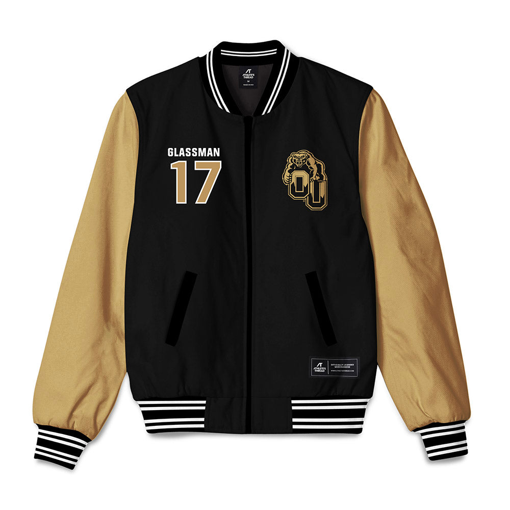 Oakland - NCAA Baseball : Ethan Glassman - Bomber Jacket-0