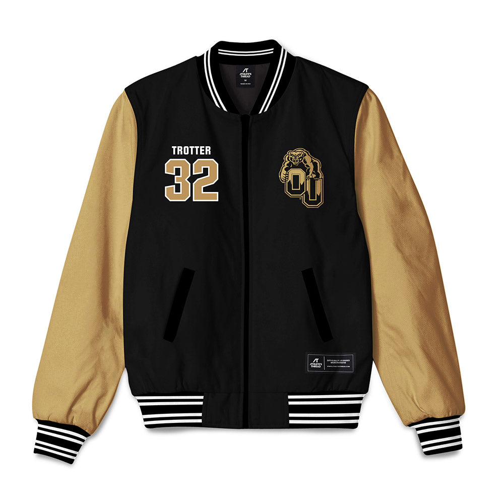 Oakland - NCAA Women's Basketball : Karinna Trotter - Bomber Jacket-0