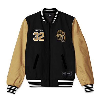 Oakland - NCAA Women's Basketball : Karinna Trotter - Bomber Jacket-0