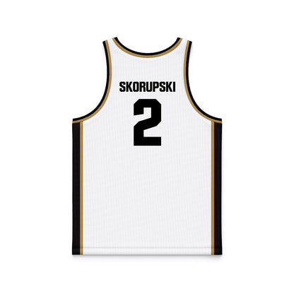 Oakland - NCAA Women's Basketball : Madison Skorupski - White Basketball Jersey-1