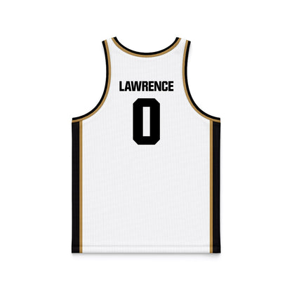 Oakland - NCAA Women's Basketball : Kyra Lawrence - White Basketball Jersey-1