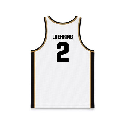 Oakland - NCAA Women's Basketball : Makenzie Luehring - White Basketball Jersey-1