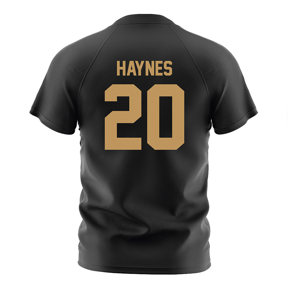 Oakland - NCAA Women's Soccer : Bella Haynes - Black Soccer Jersey-1