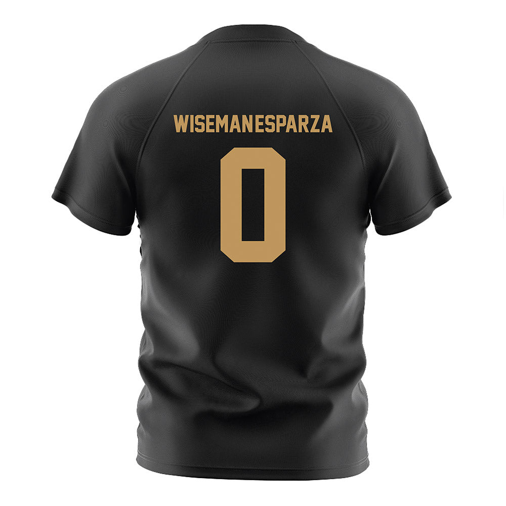 Oakland - NCAA Women's Soccer : Carrina Wiseman-Esparza - Black Soccer Jersey-1