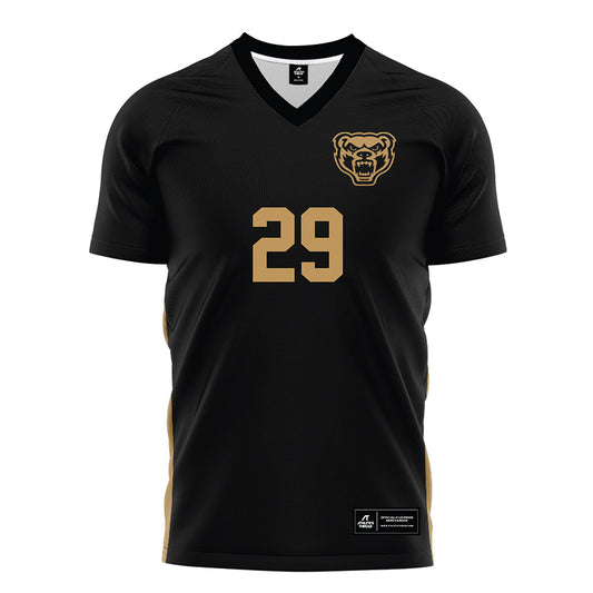 Oakland - NCAA Women's Soccer : Marina Downing - Black Soccer Jersey-0