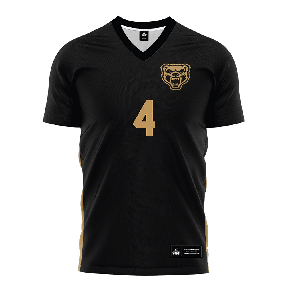 Oakland - NCAA Women's Soccer : Sophia Benavides - Black Soccer Jersey-0