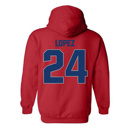 Francis Marion - NCAA Women's Soccer : Alena Lopez - Hooded Sweatshirt-1