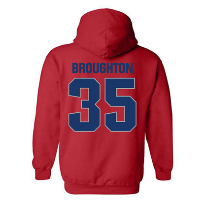 Francis Marion - NCAA Men's Basketball : Jaden Broughton - Hooded Sweatshirt-1