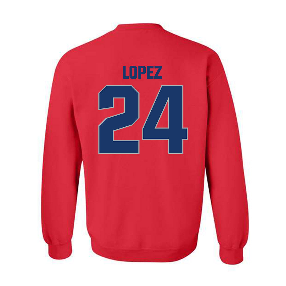 Francis Marion - NCAA Women's Soccer : Alena Lopez - Crewneck Sweatshirt-1