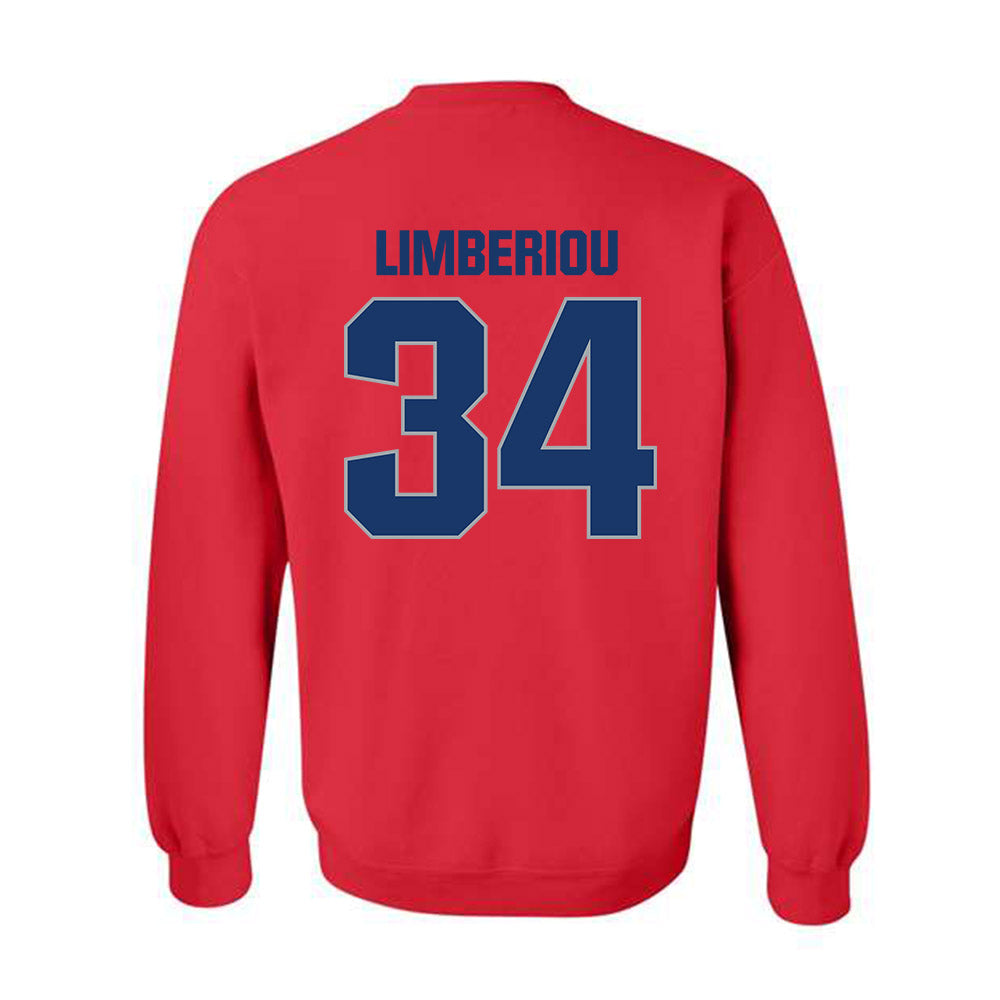 Francis Marion - NCAA Acrobatics & Tumbling : Mia Limberiou - Crewneck Sweatshirt-1