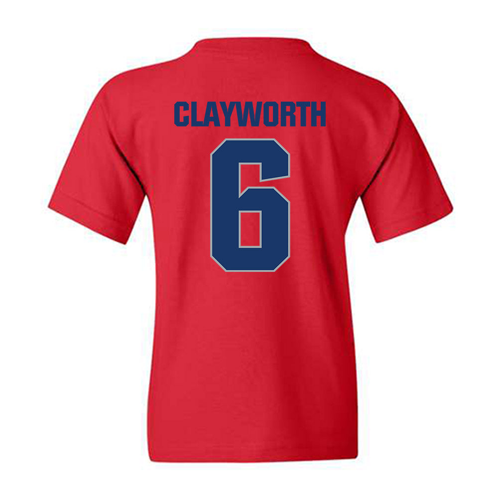 Francis Marion - NCAA Women's Volleyball : Kayla Clayworth - Youth T-Shirt-1