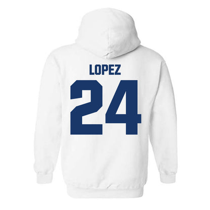 Francis Marion - NCAA Women's Soccer : Alena Lopez - Hooded Sweatshirt-1