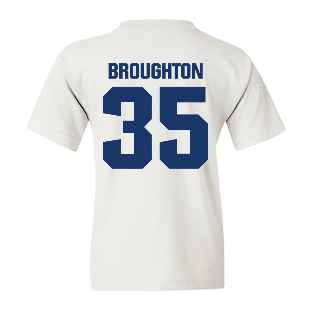 Francis Marion - NCAA Men's Basketball : Jaden Broughton - Youth T-Shirt-1
