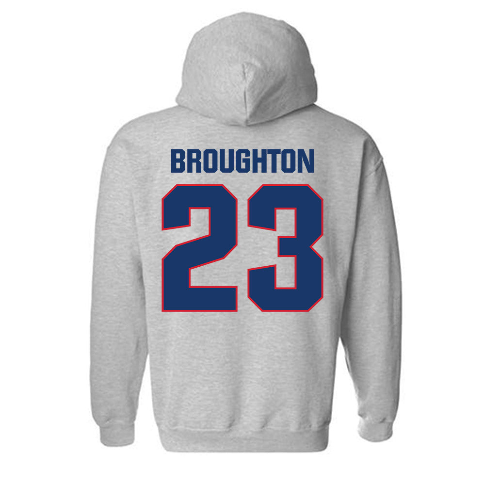 Francis Marion - NCAA Men's Basketball : Jaden Broughton - Hooded Sweatshirt-1