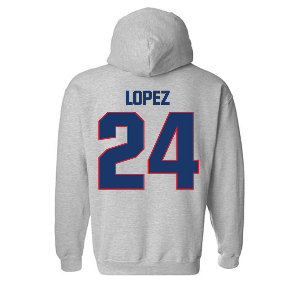 Francis Marion - NCAA Women's Soccer : Alena Lopez - Hooded Sweatshirt-1