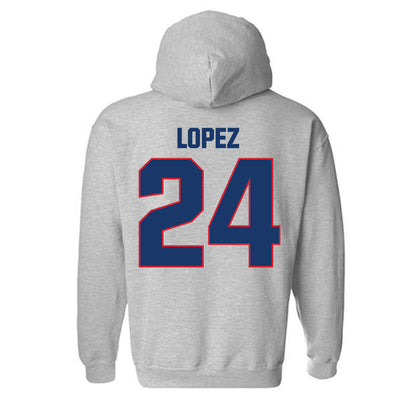 Francis Marion - NCAA Women's Soccer : Alena Lopez - Hooded Sweatshirt-1