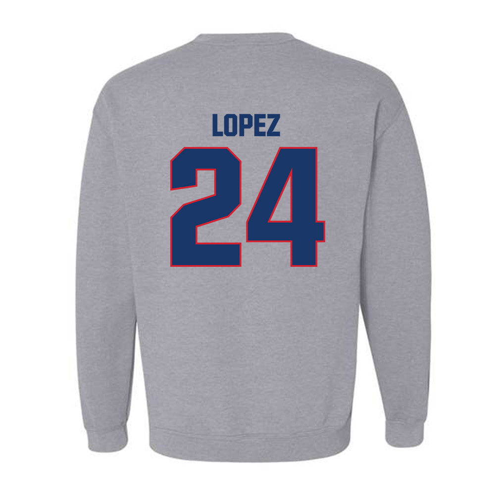 Francis Marion - NCAA Women's Soccer : Alena Lopez - Crewneck Sweatshirt-1