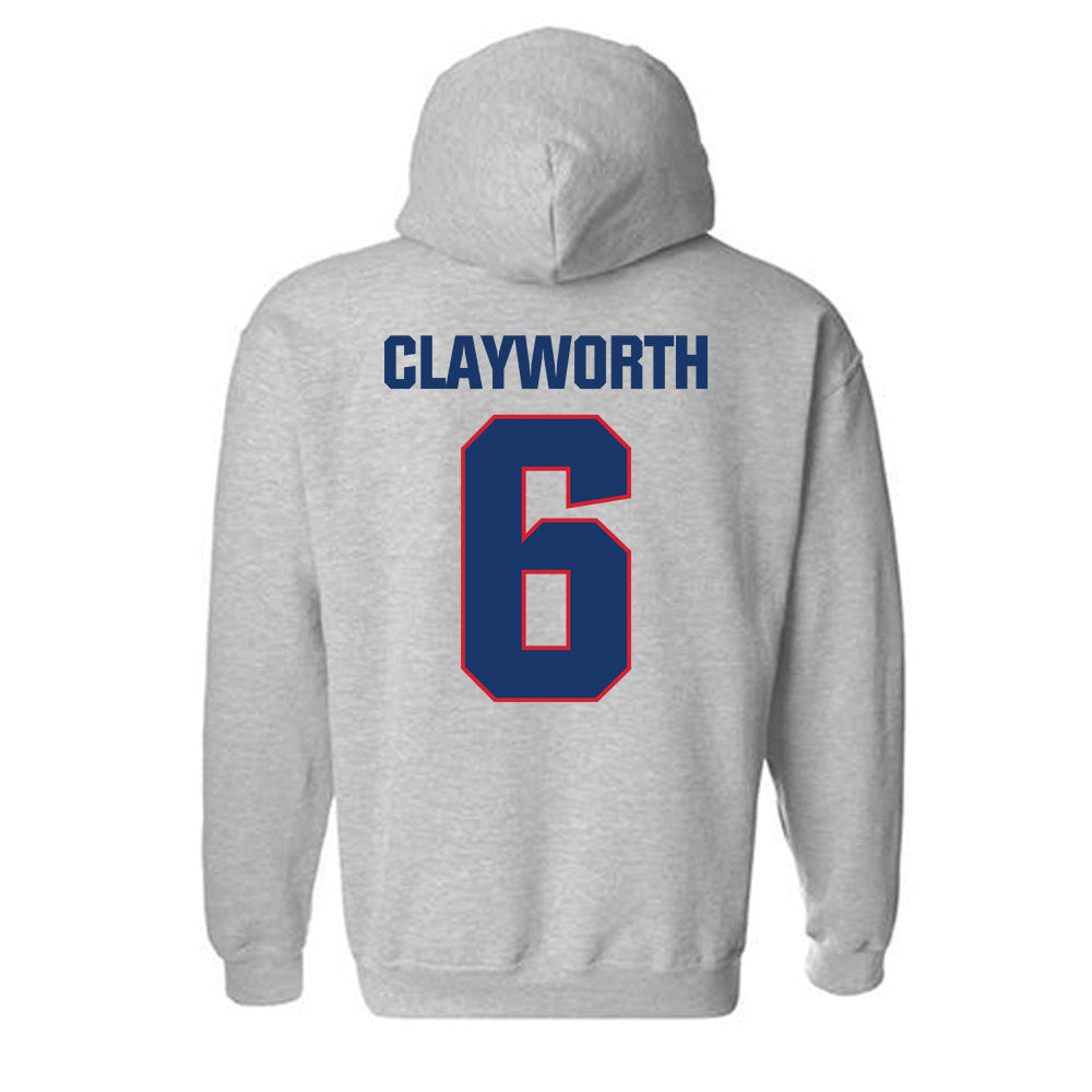 Francis Marion - NCAA Women's Volleyball : Kayla Clayworth - Hooded Sweatshirt-1