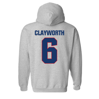 Francis Marion - NCAA Women's Volleyball : Kayla Clayworth - Hooded Sweatshirt-1