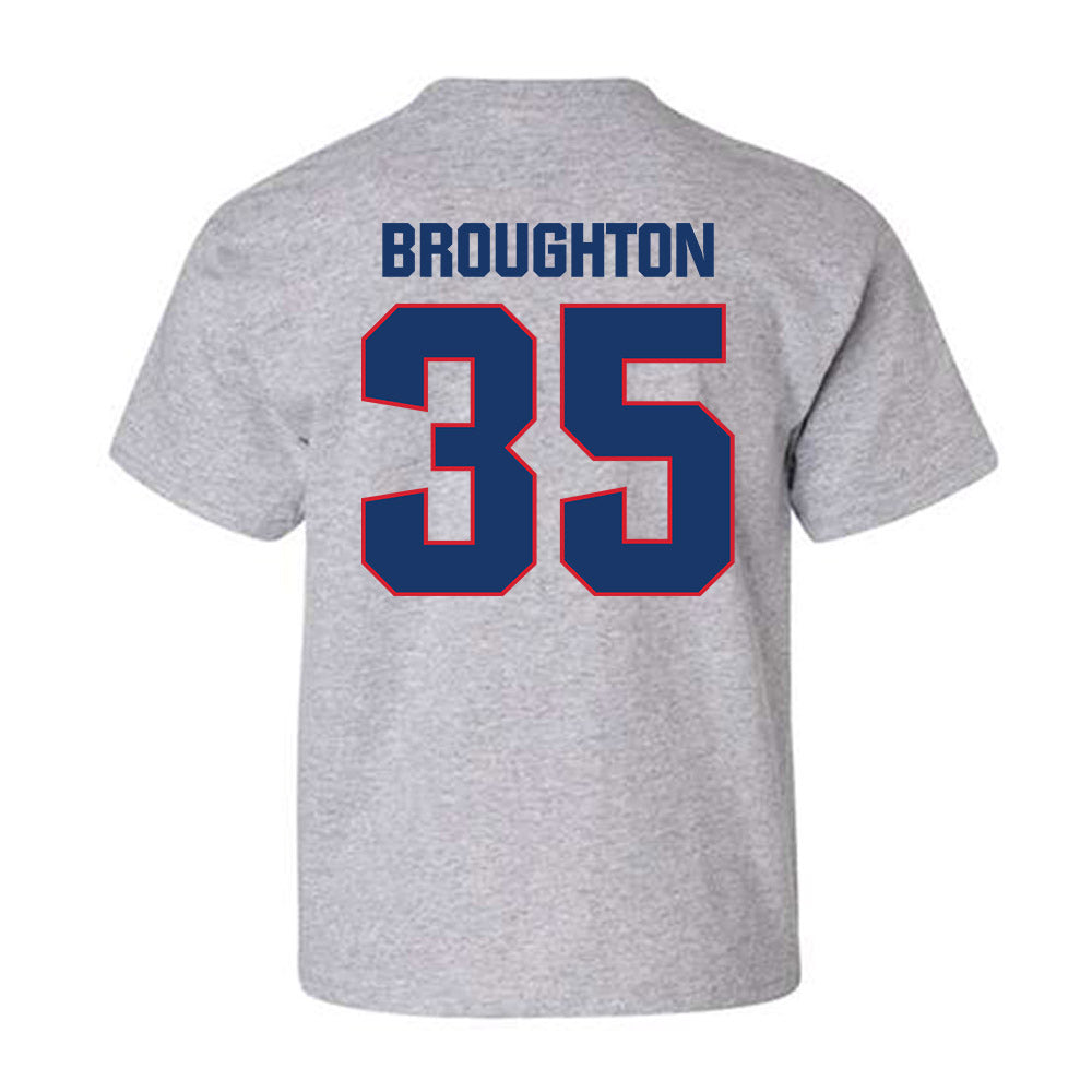 Francis Marion - NCAA Men's Basketball : Jaden Broughton - Youth T-Shirt-1