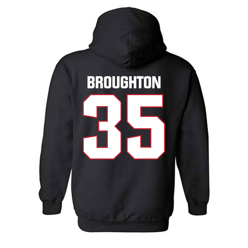 Francis Marion - NCAA Men's Basketball : Jaden Broughton - Hooded Sweatshirt-1