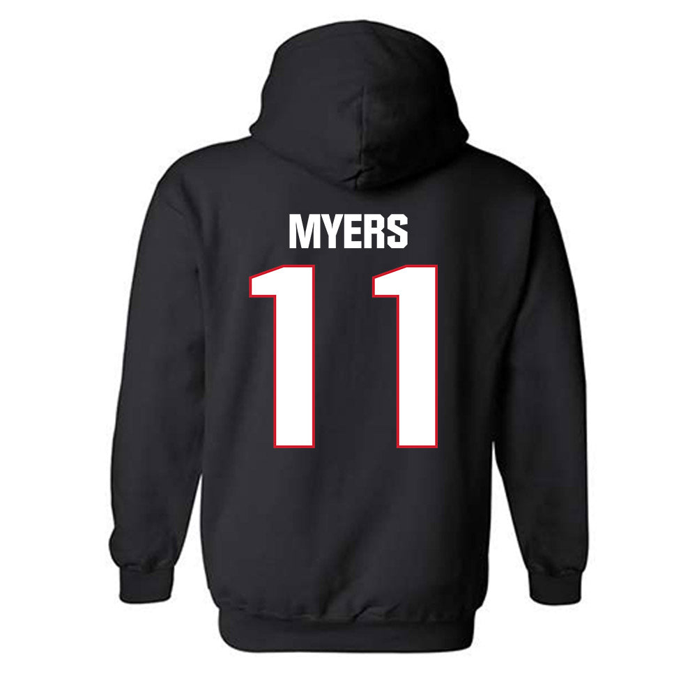 Francis Marion - NCAA Women's Basketball : Tyra Myers - Hooded Sweatshirt-1
