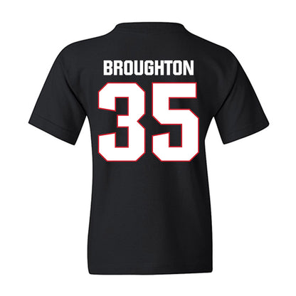 Francis Marion - NCAA Men's Basketball : Jaden Broughton - Youth T-Shirt-1