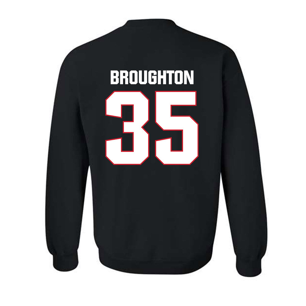 Francis Marion - NCAA Men's Basketball : Jaden Broughton - Crewneck Sweatshirt-1