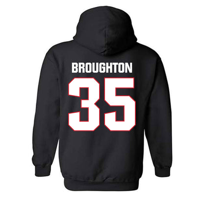 Francis Marion - NCAA Men's Basketball : Jaden Broughton - Hooded Sweatshirt-1
