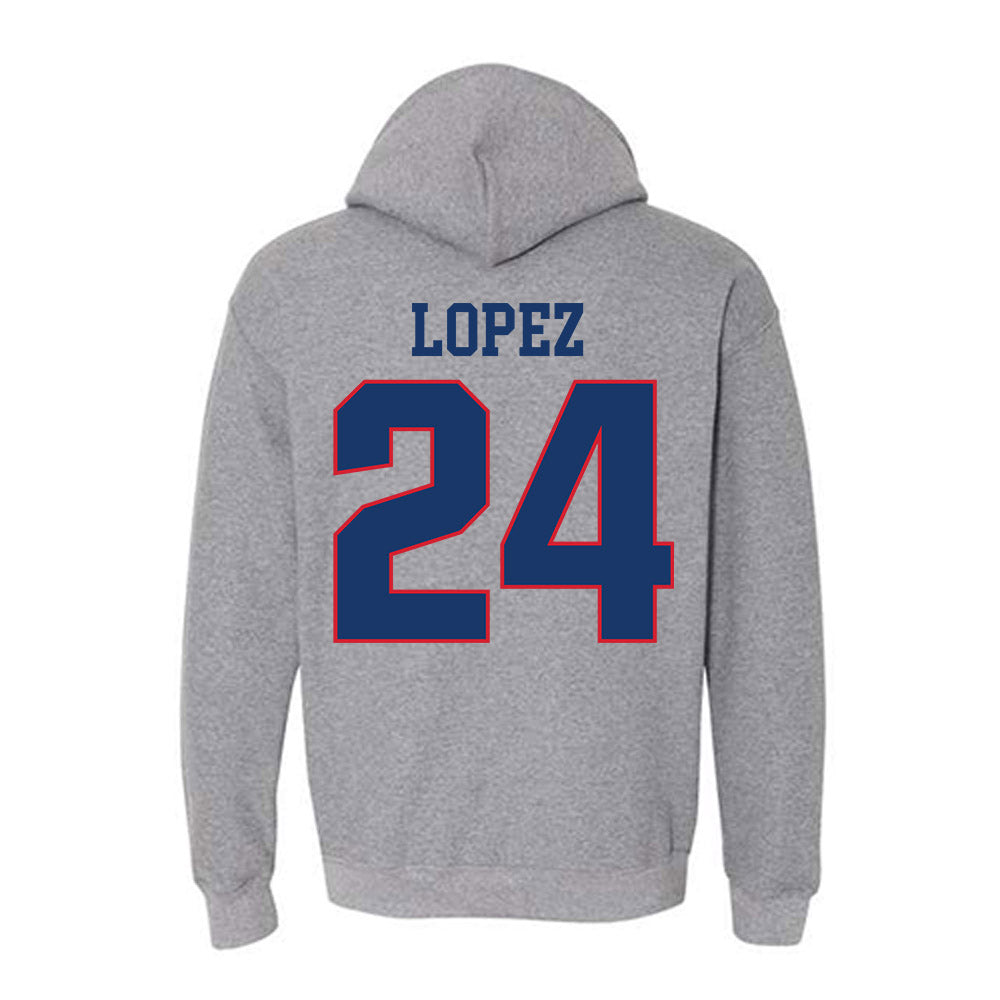 Francis Marion - NCAA Women's Soccer : Alena Lopez - Hooded Sweatshirt-1