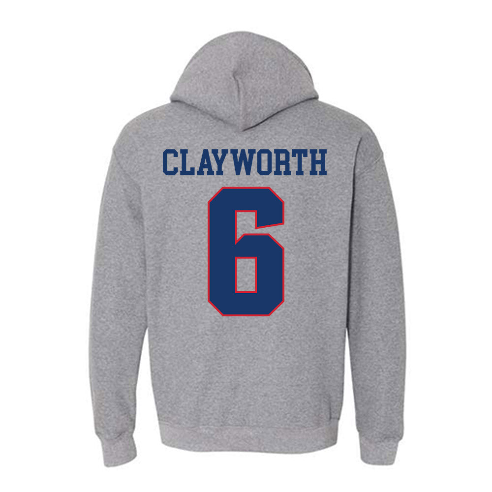 Francis Marion - NCAA Women's Volleyball : Kayla Clayworth - Hooded Sweatshirt-1