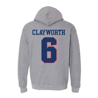 Francis Marion - NCAA Women's Volleyball : Kayla Clayworth - Hooded Sweatshirt-1
