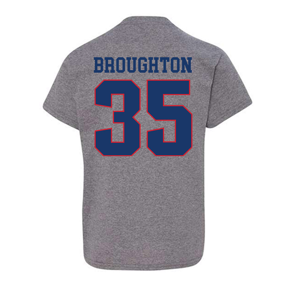 Francis Marion - NCAA Men's Basketball : Jaden Broughton - Youth T-Shirt-1