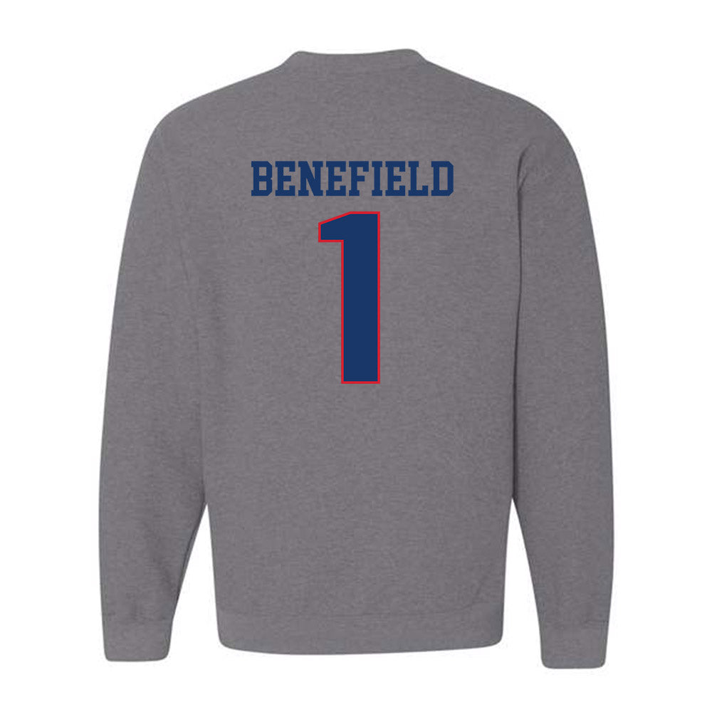 Francis Marion - NCAA Women's Basketball : Jaliyah Benefield - Crewneck Sweatshirt-1
