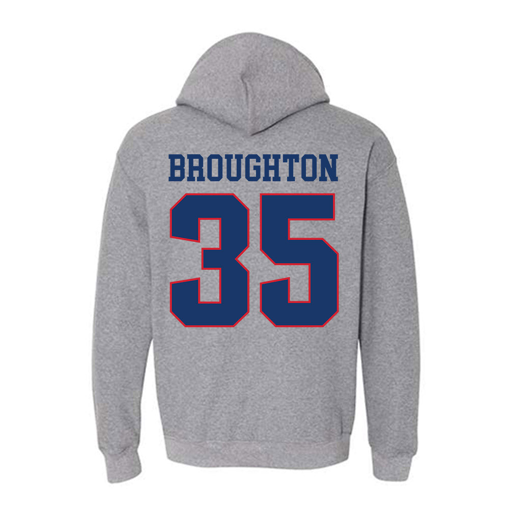 Francis Marion - NCAA Men's Basketball : Jaden Broughton - Hooded Sweatshirt-1