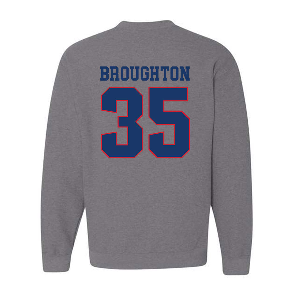 Francis Marion - NCAA Men's Basketball : Jaden Broughton - Crewneck Sweatshirt-1